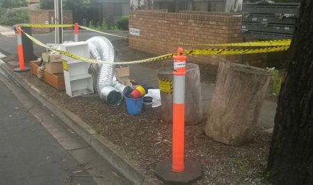 Dumped household items