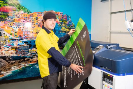 Council sign shop worker