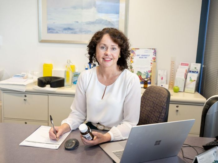 Melisa Byrne in her office